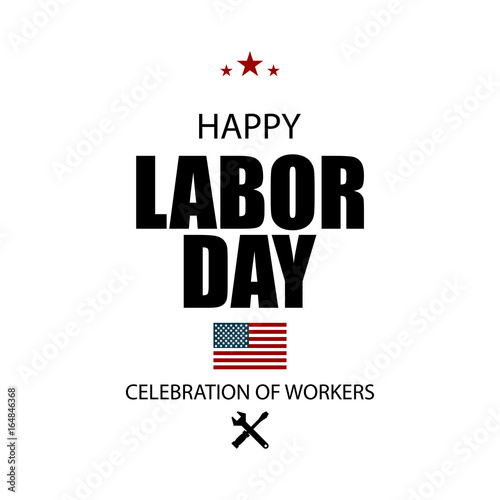 American Happy Labor Day, Poster or Banner Happy Labor Day