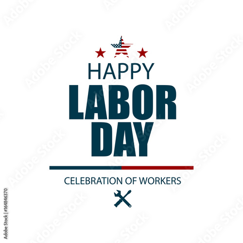 American Happy Labor Day, Poster or Banner Happy Labor Day