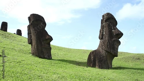 Easter island monuments