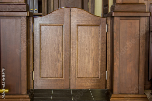 Western saloon swinging doors