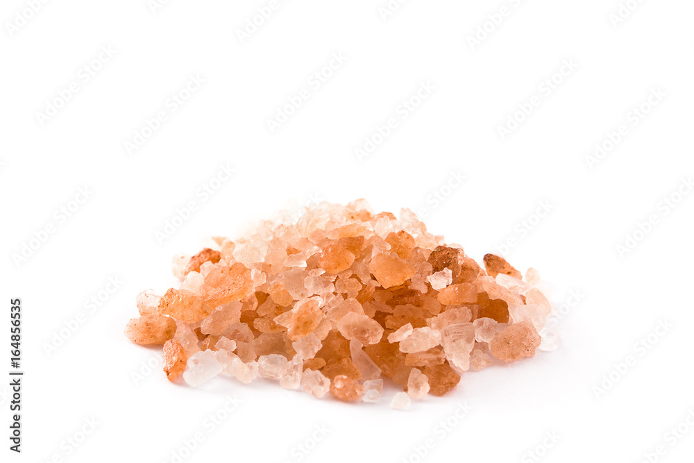 Himalayan salt isolated on white background
Himalayan salt isolated on white background