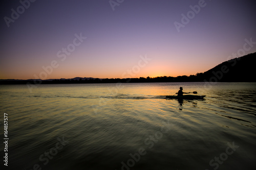 Kayaker at Sunset © Dillon