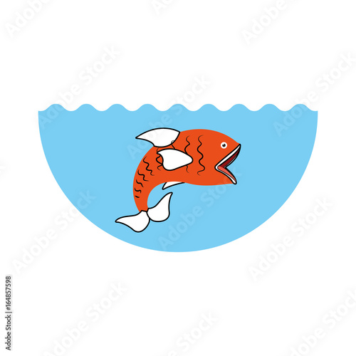 sea fish isolated icon vector illustration design
