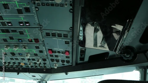 Airplane cockpit
