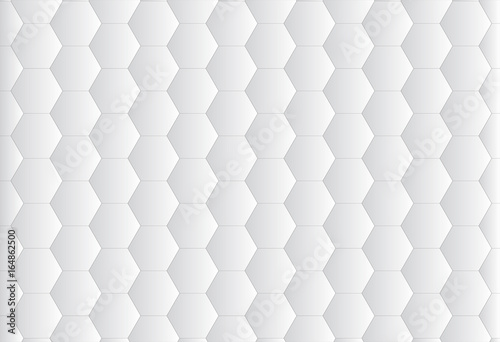 Fototapeta Naklejka Na Ścianę i Meble -  vector of gray hexagon geometric background