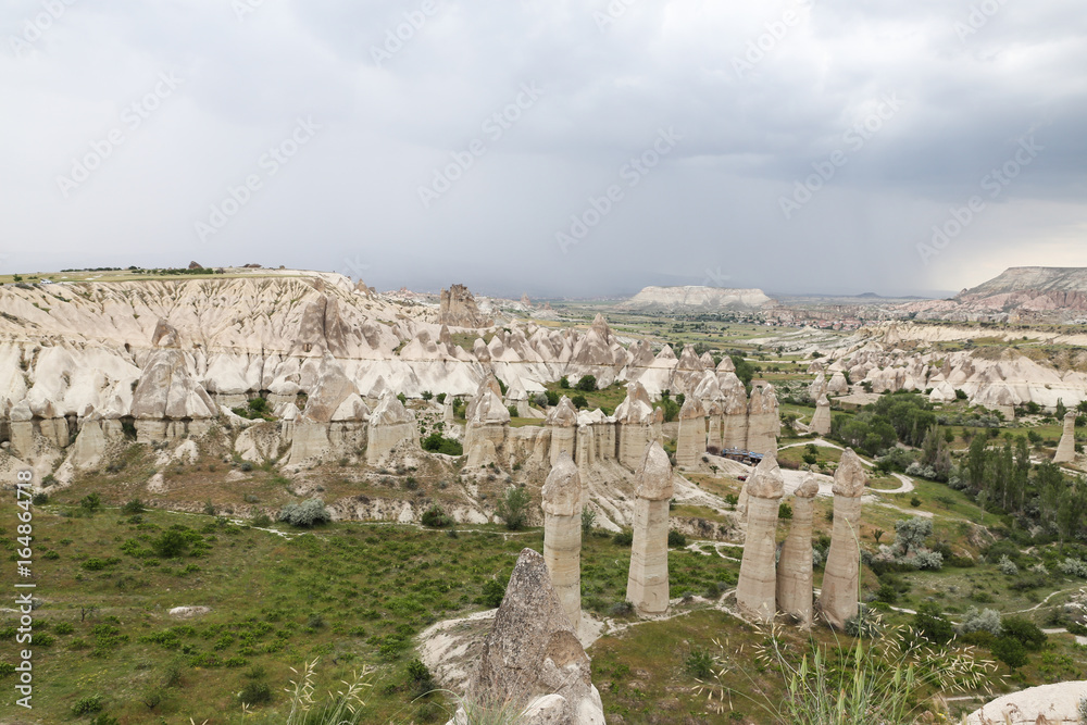 Rock Formations in Love Valley, Cappadocia