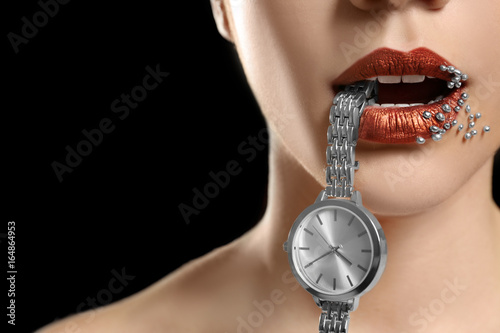 Young woman with beautiful ...