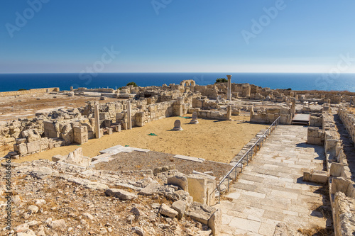 View of the ancient ruins of the city - state Kourion in Limassol, Cyprus