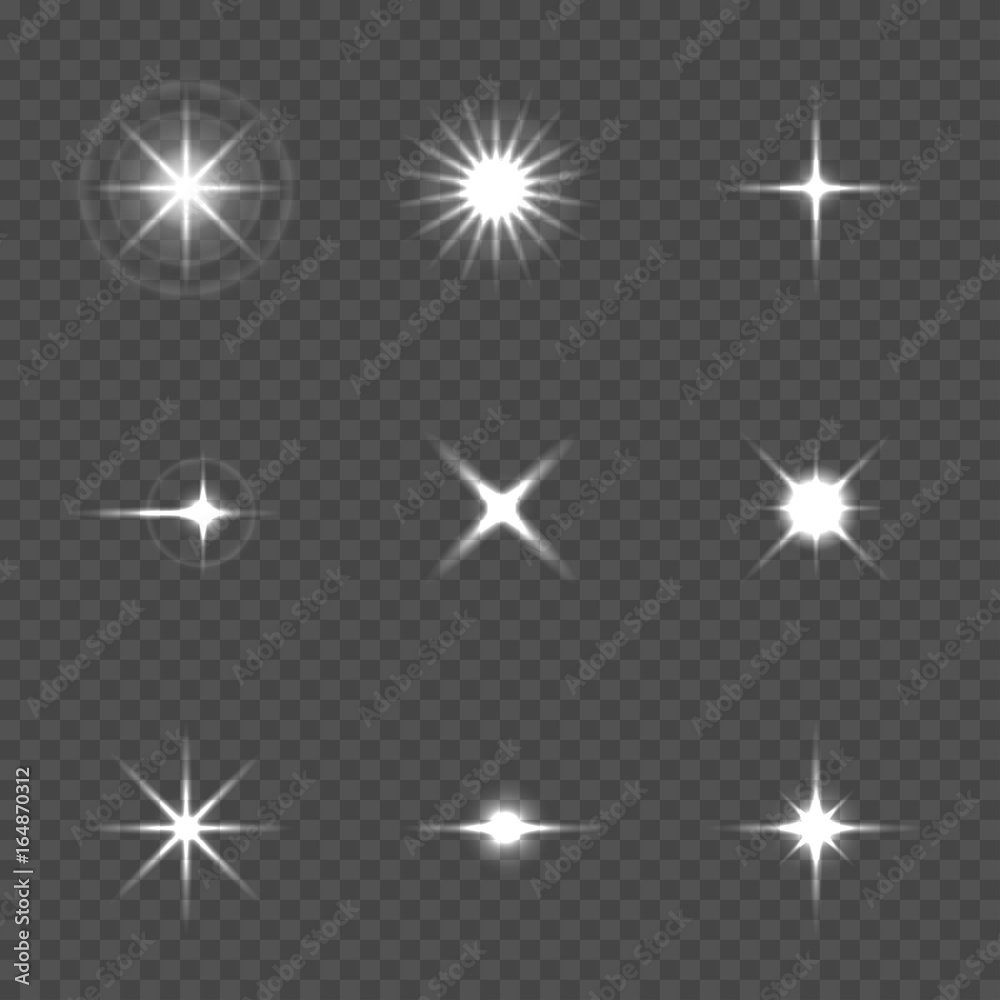 Star burst with sparkles Star burst with sparkles