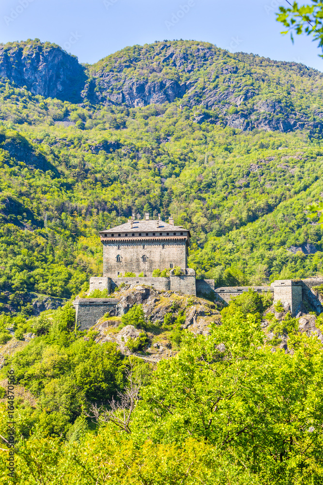 Verres Castle, Aosta Valley, Northern Italy