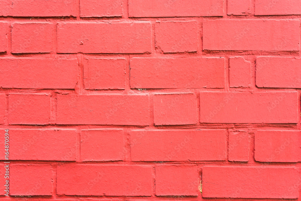 Fototapeta premium Red Brick wall for background or texture