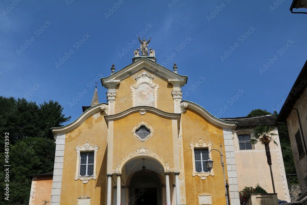 Church of Santa Maria Assunta in Orta San Giulio, Piedmont Italy
