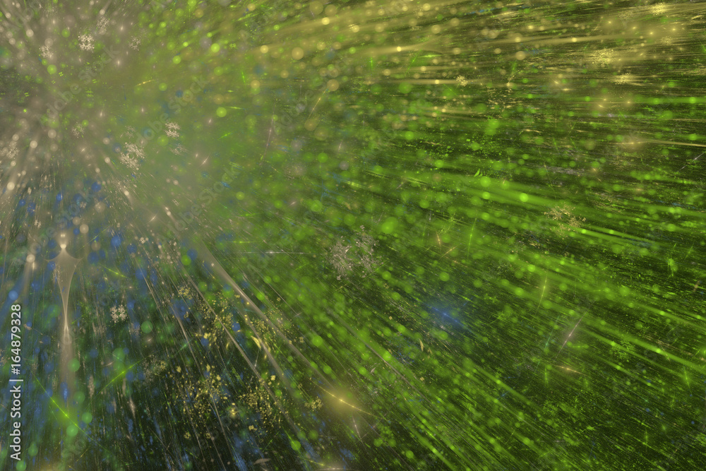 Fractal art background for creative design. Abstract fractal. Decoration for wallpaper desktop, poster, cover booklet, card. Psychedelic. Print for clothes, t-shirt. Magic graphics.