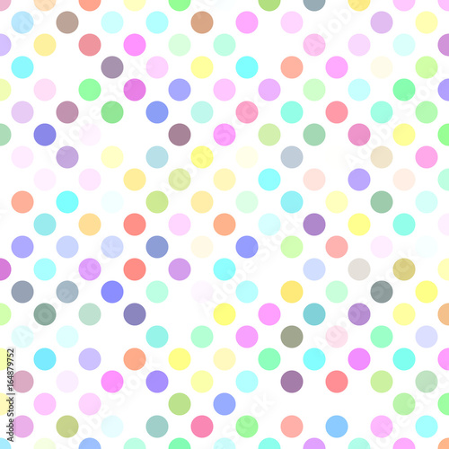 Circle pattern background - abstract geometric vector illustration from dots in colorful tones