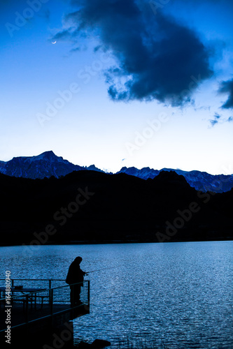 Fishing for a Waxing Crescent Moon