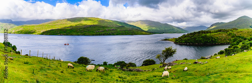 Obraz na plátně Lough Nafooey, County Clare, Ireland.