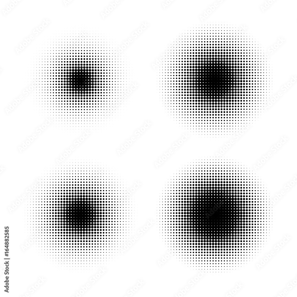 Vector retro style dotwork background. Abstract dotted stippling engraving texture