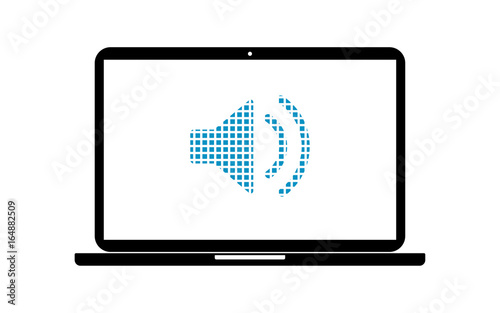Pixel Icon Laptop - Lautstärke