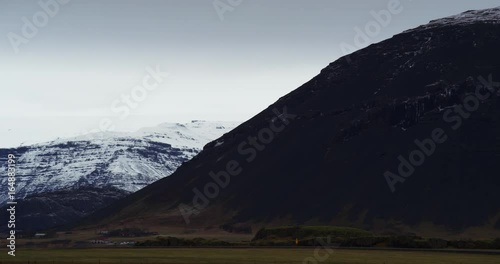 Wallpaper Mural Pan right, large mountain over field Torontodigital.ca
