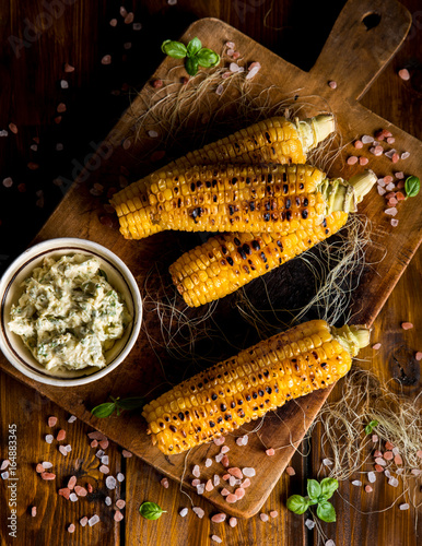 Delicious grilled corn