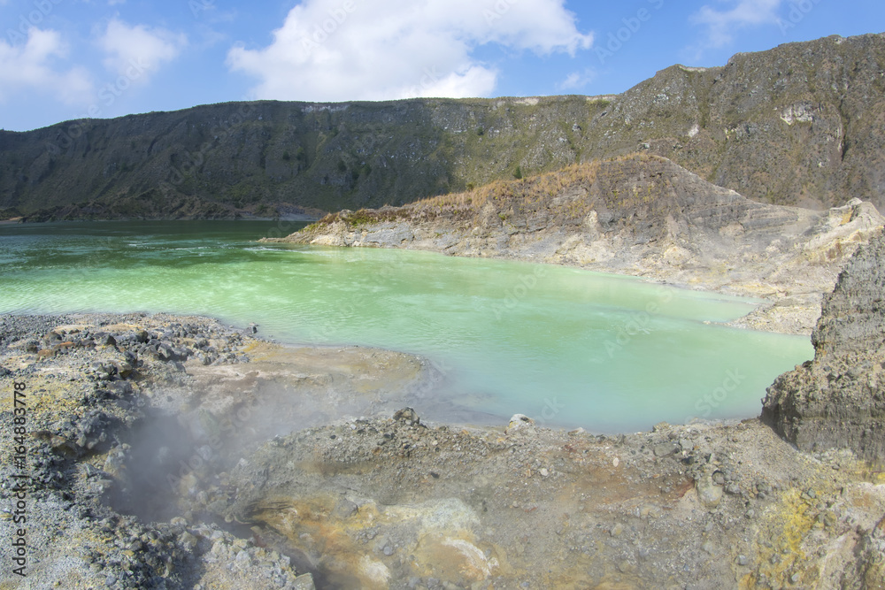 Volcanic crater lake