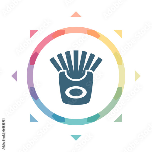 buntes Symbol - Pommes