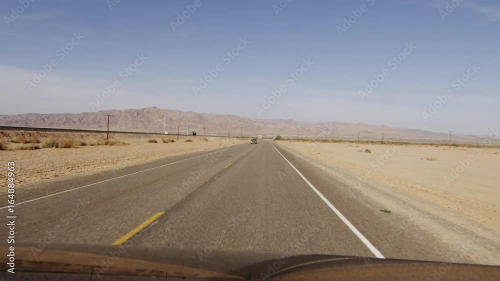 POV, driving through desolate land POV, driving through desolate land