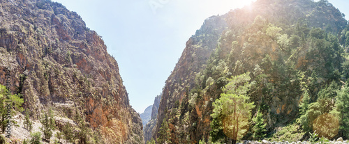 Obraz na płótnie the gorge of Samaria w salonie