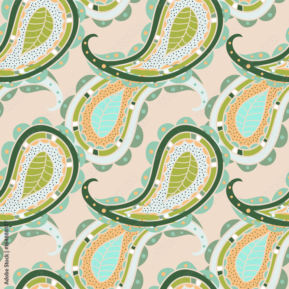 Seamless pattern paisley Seamless pattern paisley