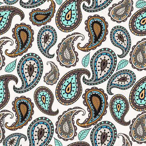 Seamless pattern paisley