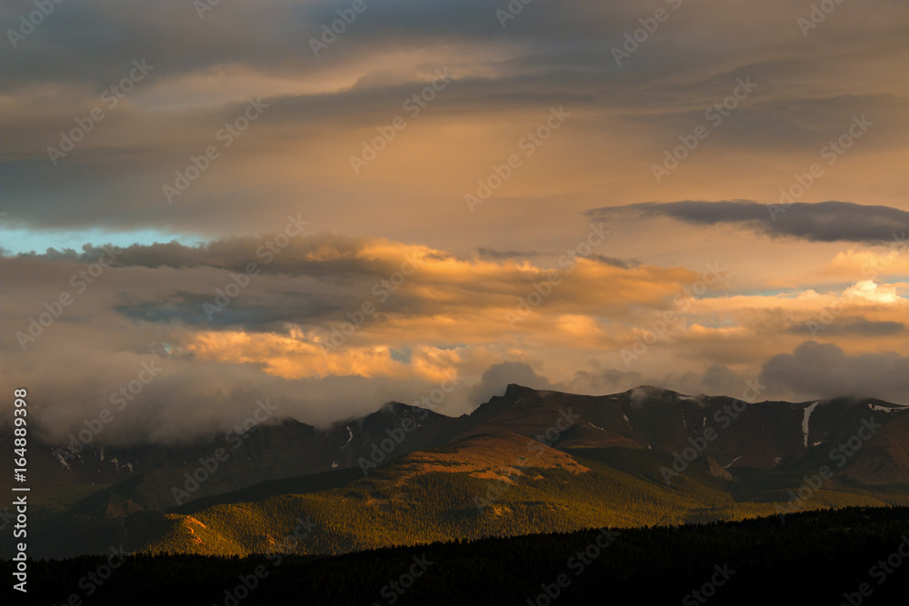 Sunset on Pikes Peak