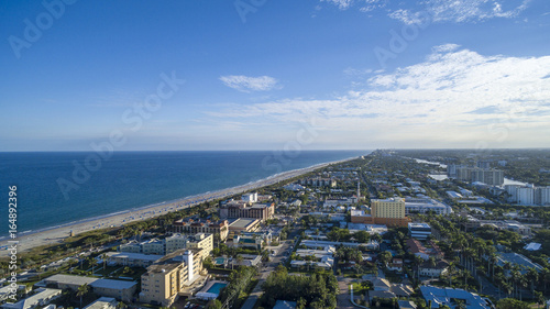 Aerial Delray Beach, Florida photo