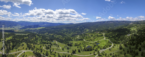 Aerial View from Big Sky EZ, Montana