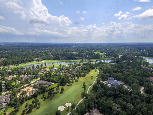 Aerial View from the Woodlands, Texas, USA