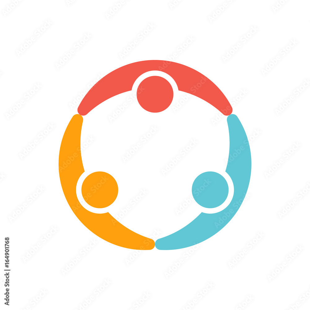 Naklejka premium People Care Logo