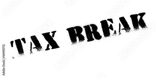 Tax Break rubber stamp. Grunge design with dust scratches. Effects can be easily removed for a clean, crisp look. Color is easily changed.