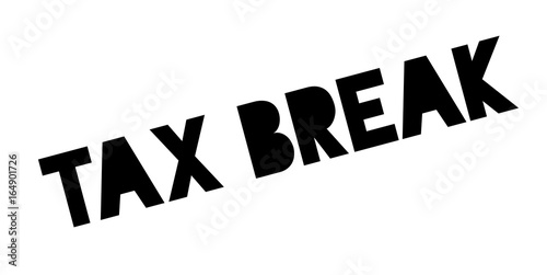 Tax Break rubber stamp. Grunge design with dust scratches. Effects can be easily removed for a clean, crisp look. Color is easily changed.