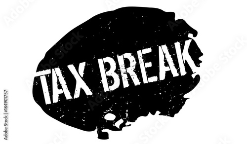 Tax Break rubber stamp. Grunge design with dust scratches. Effects can be easily removed for a clean, crisp look. Color is easily changed.