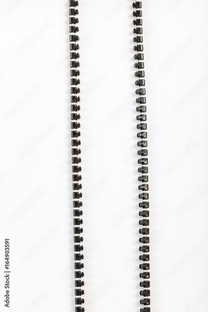 black plastic zipper black plastic zipper