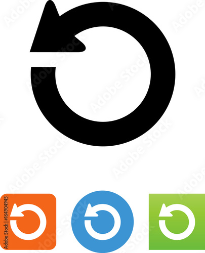 Back Arrow Icon - Illustration