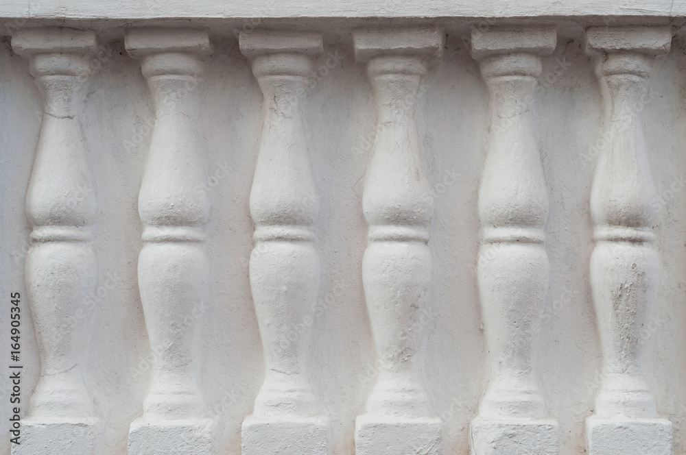 Fototapeta premium exterior stucco mouldings in the form of a column