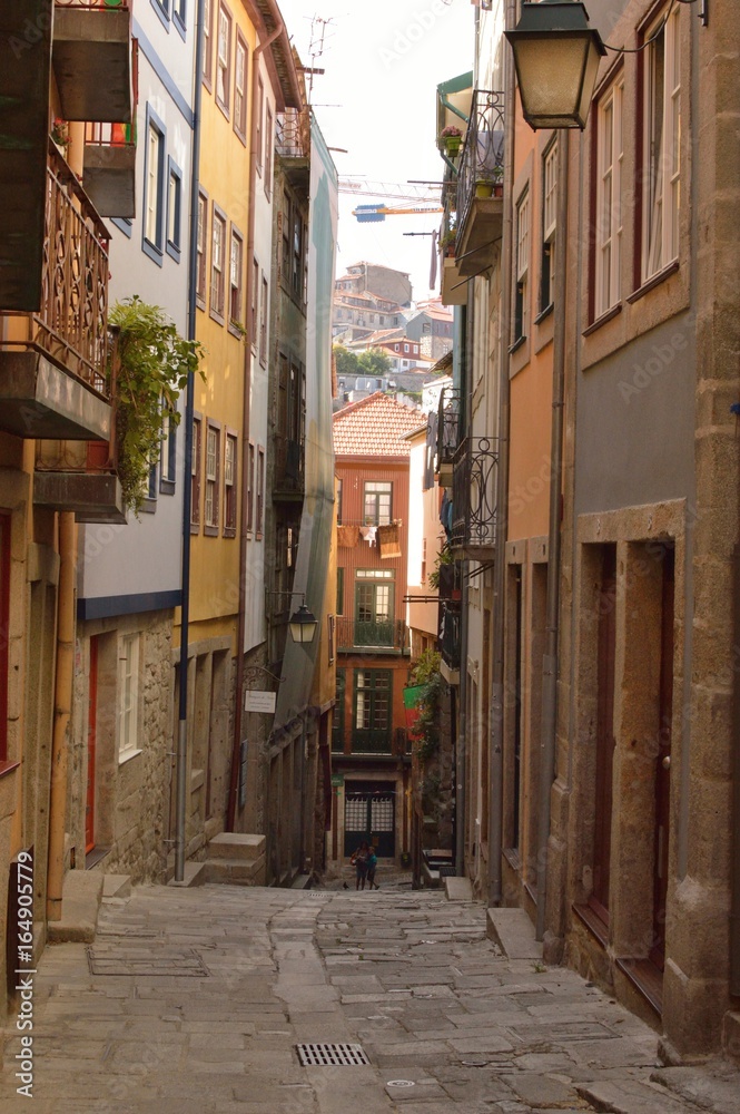 The streets of Porto