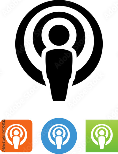 Broadcast Icon - Illustration