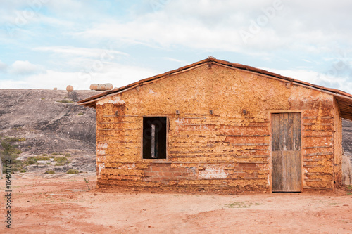 Canvastavla Typical mud house of the poor regions of the countryside of Brazil