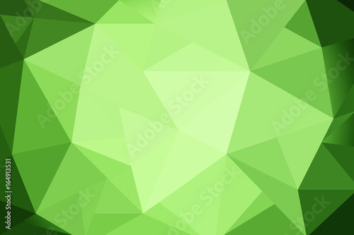 abstract triangles green gradient for background. geometric style