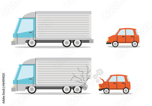 追突事故　自動車