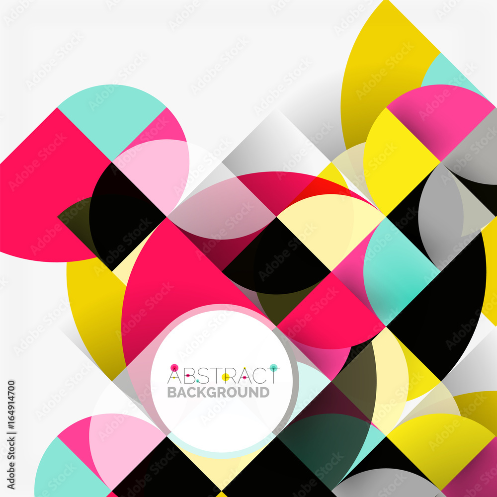 Modern geometrical abstract background circles Modern geometrical abstract background circles