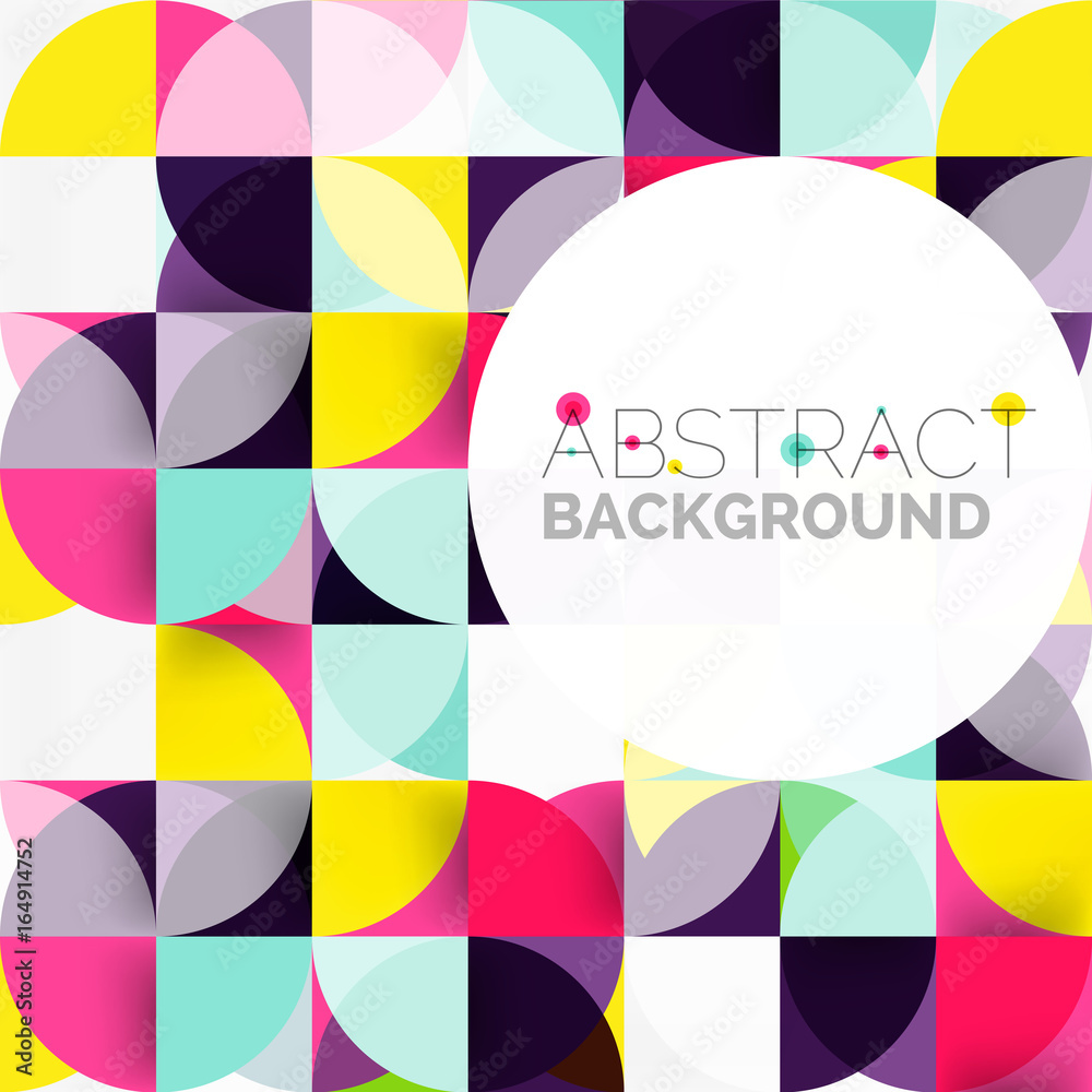 Modern geometrical abstract background circles Modern geometrical abstract background circles