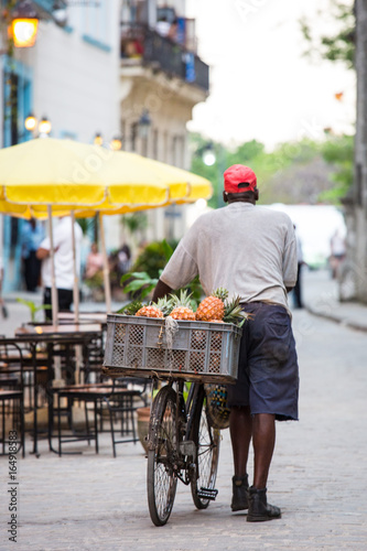 pineapple street vendor in havana © John