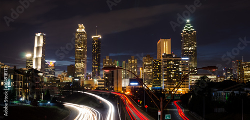Long Exposure - Atlanta, Ga. -  From Jackson Street Bridge photo